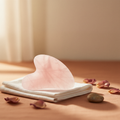 Gua Sha de Cuarzo Rosa -Herramienta de Ritual